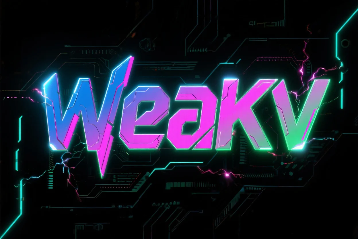 WeaKV Cyberpunk Logo